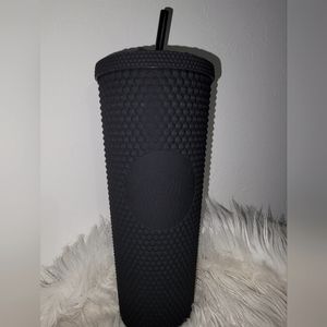 ***SOLD ON MERCARI** Edition Black Matte Studded Cold beverage travel cup 24oz.
